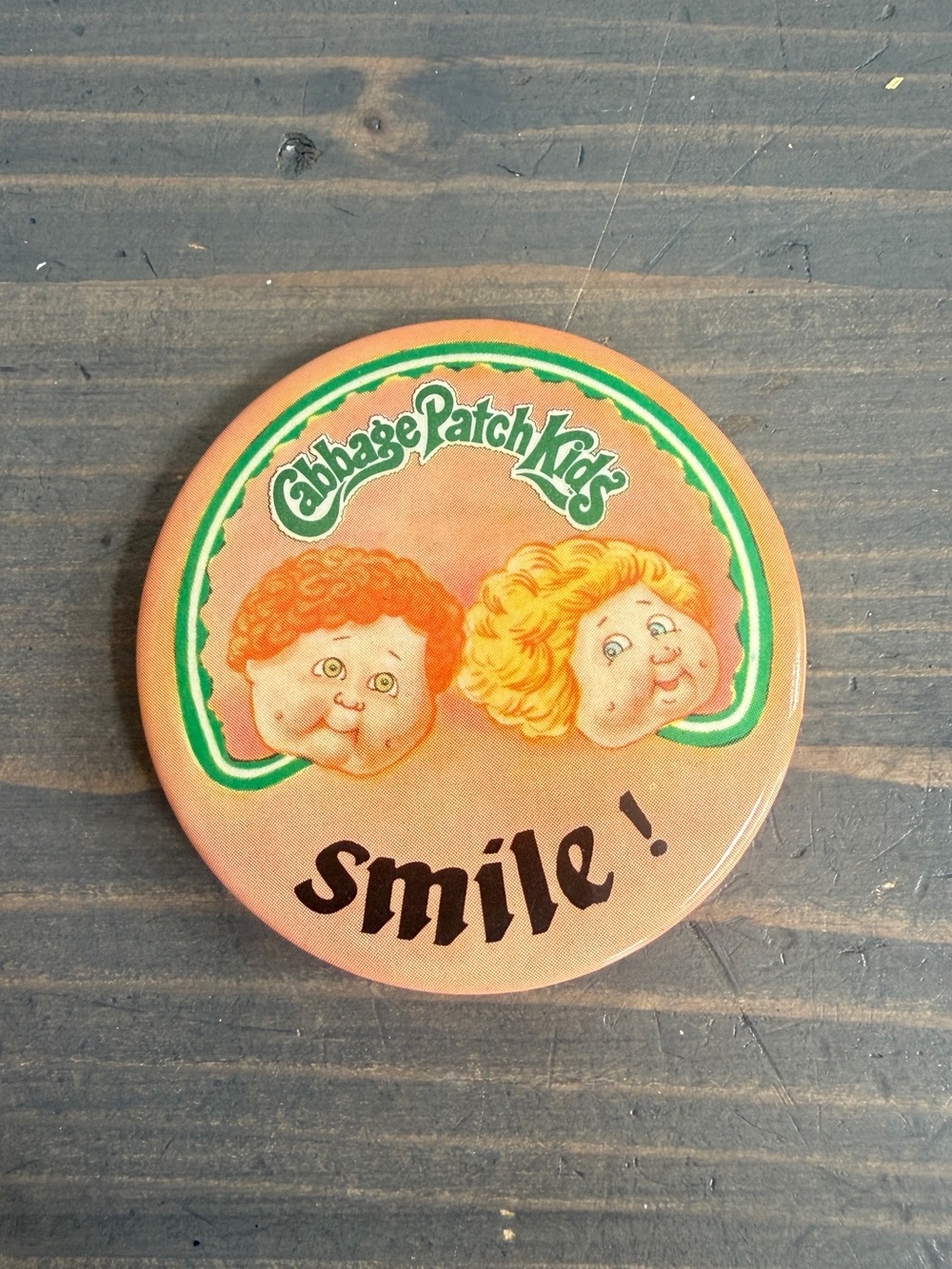 1983 metal Cabage Patch Kid pin